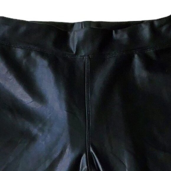 Ci Sono Curve Hugging Stretch Faux Leather Leggings High Rise Style PUP12 Goth S - Picture 4 of 15